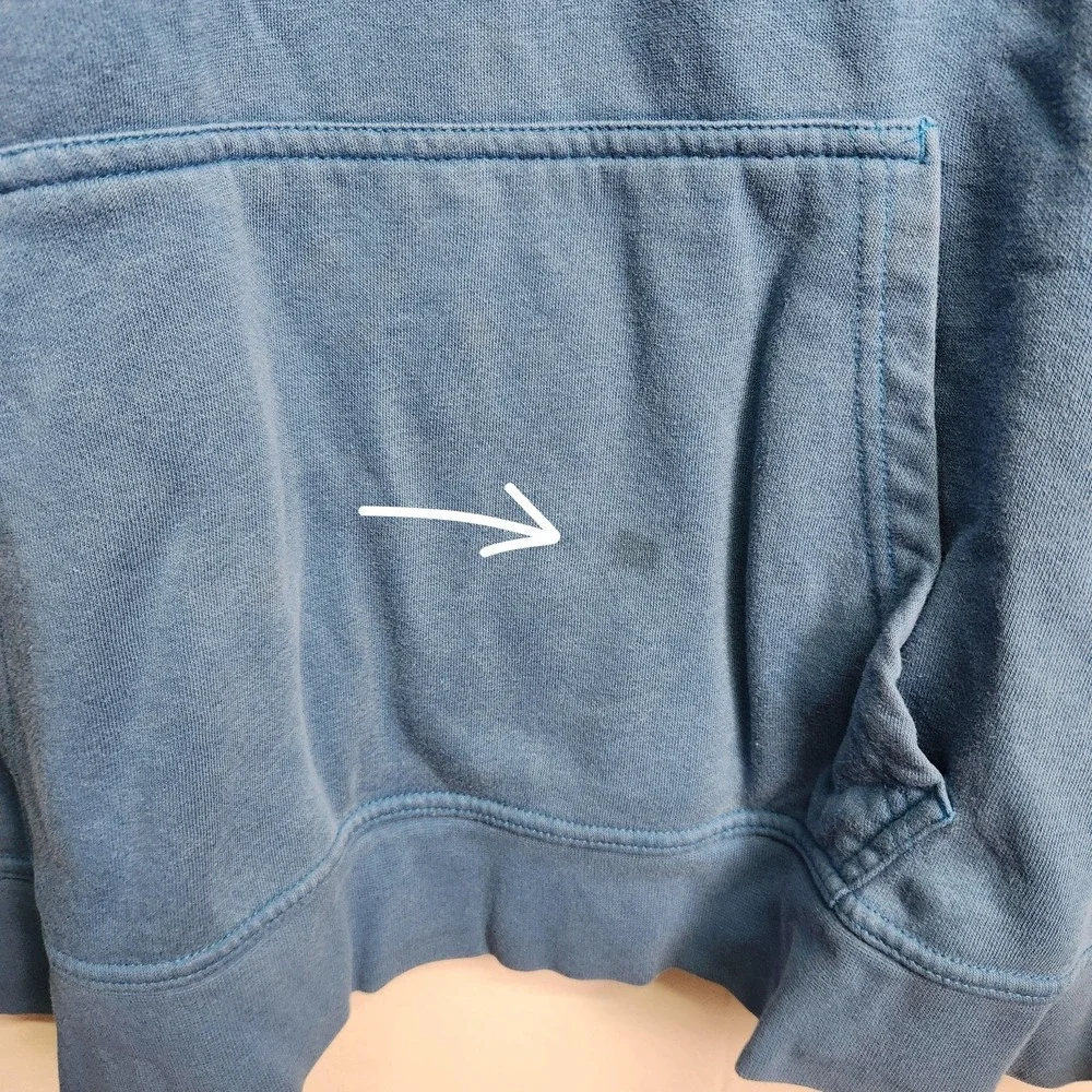 North Face‎ Hoodie Mens Extra Large Blue Pullover Hooded Sweatshirt Logo Graphic